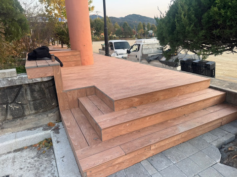합성목재 데크 시공사례